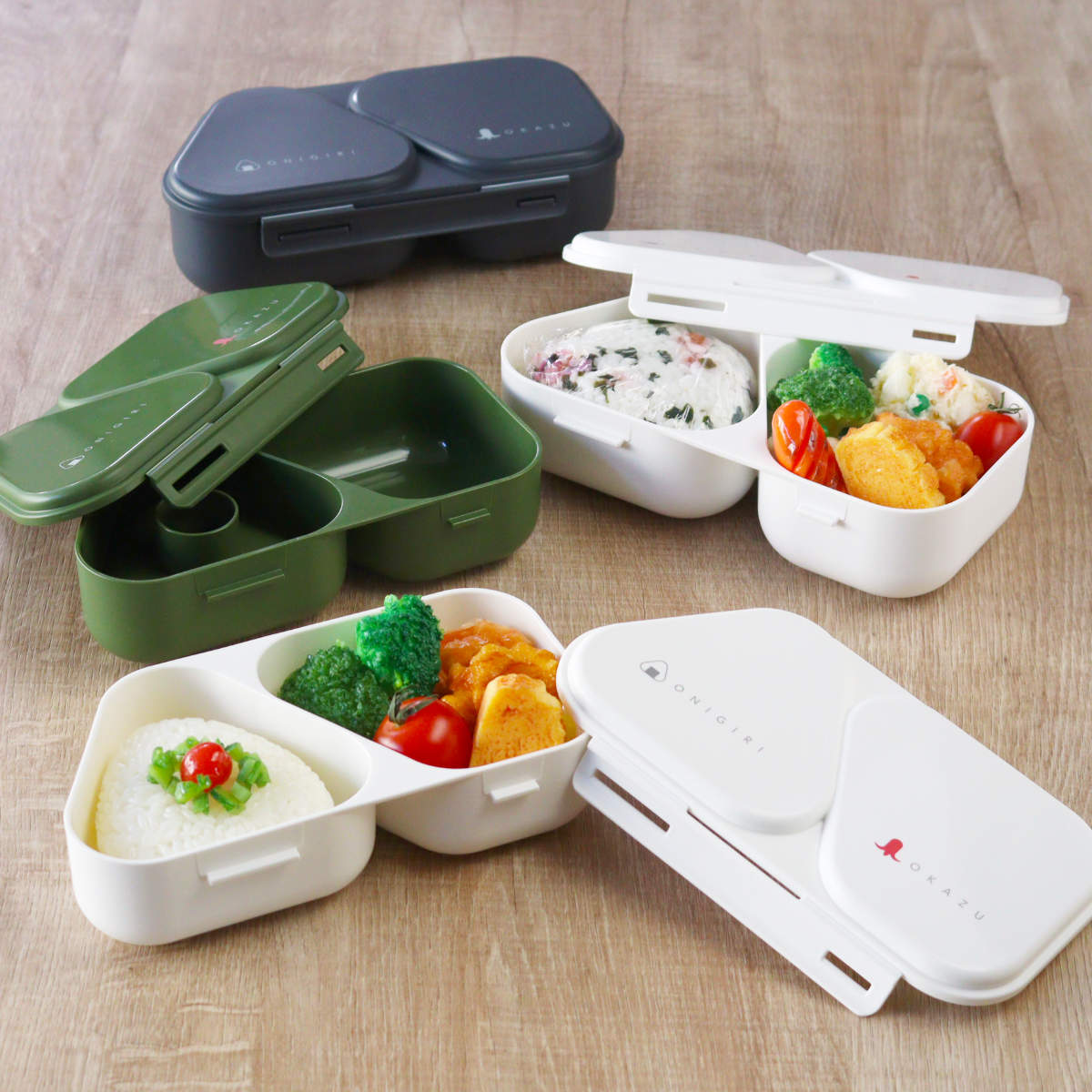 【新品】おむすび箱　長方形 工房アイザワ 特典付き 弁当箱 670ml UTILE 角型ランチボックス 中