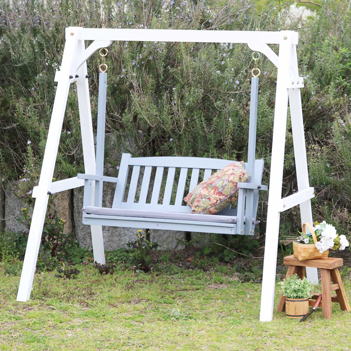 スイングベンチ ガーデンベンチ ブランコ 2人乗り ロッキングベンチ