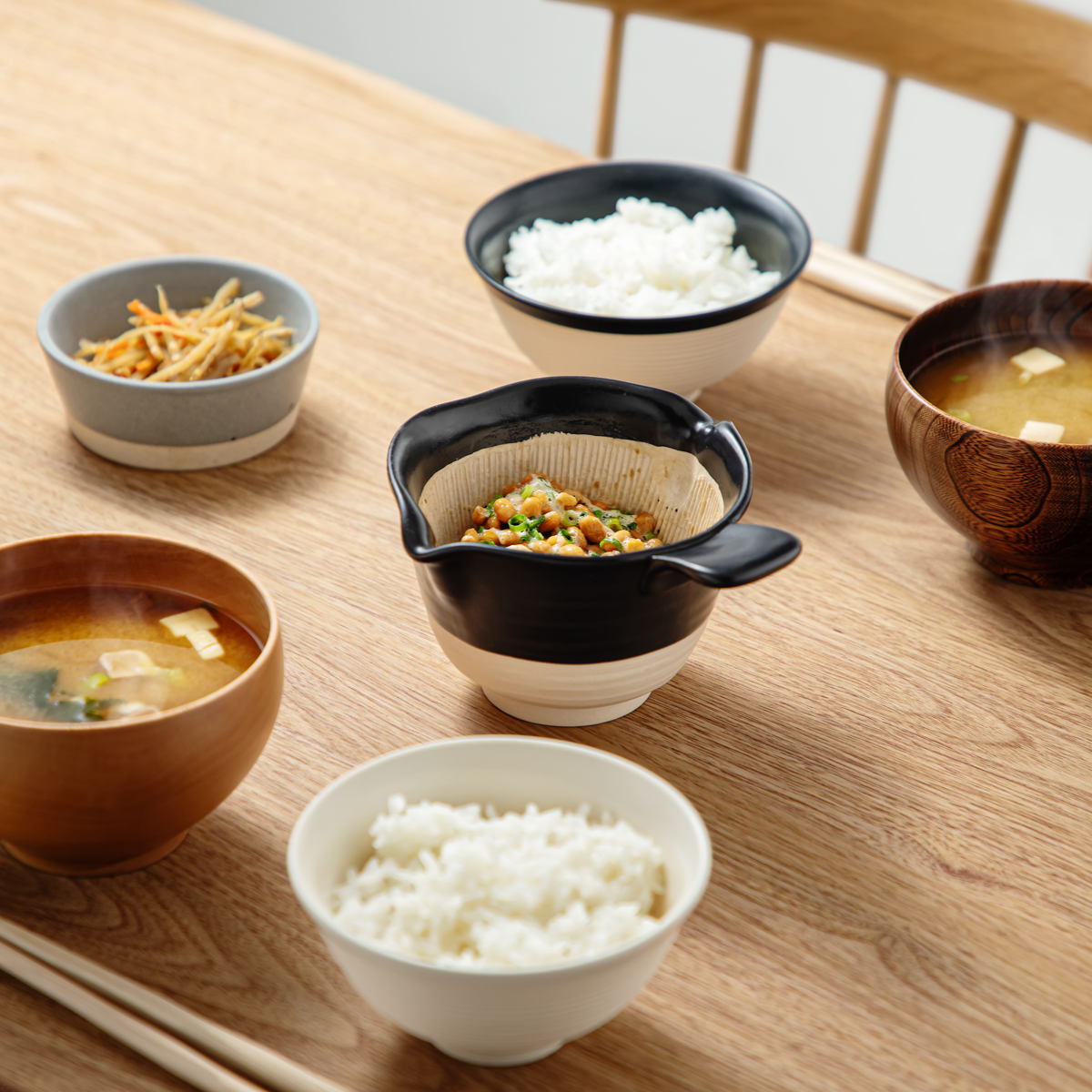 ＆NE ハレとケ 萬古焼 納豆鉢 （ 電子レンジ対応 陶器 日本製 なっとう