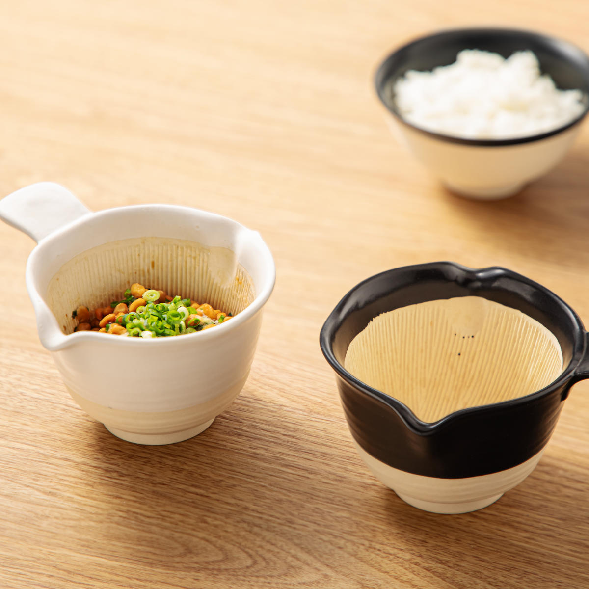 ＆NE ハレとケ 萬古焼 納豆鉢 （ 電子レンジ対応 陶器 日本製 なっとう