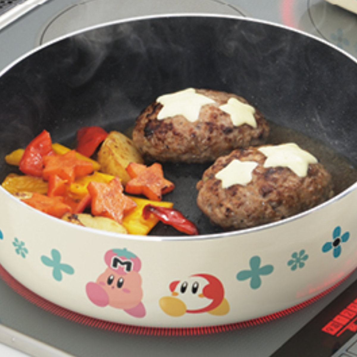 タマハシ フライパン 24cm IH対応 星のカービィ （ ガス火対応 ふっ素