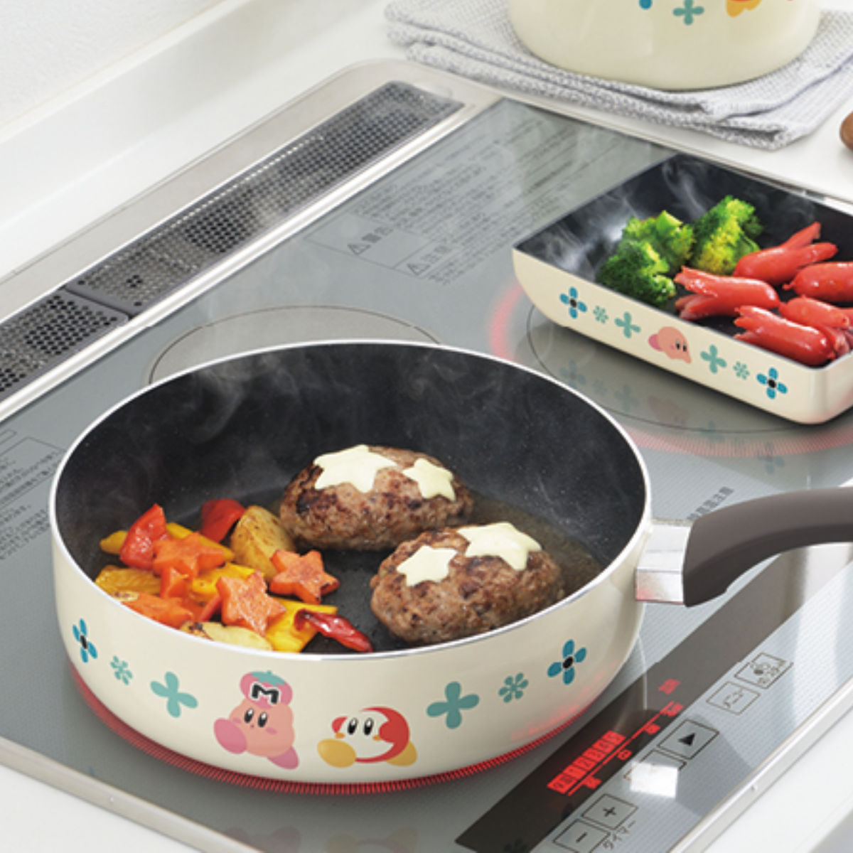 タマハシ フライパン 24cm IH対応 星のカービィ （ ガス火対応 ふっ素 
