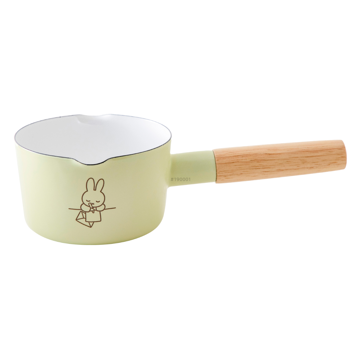 富士ホーロー ミルクパン 12cm ガス火専用 MIFFY PASTEL Honey Ware