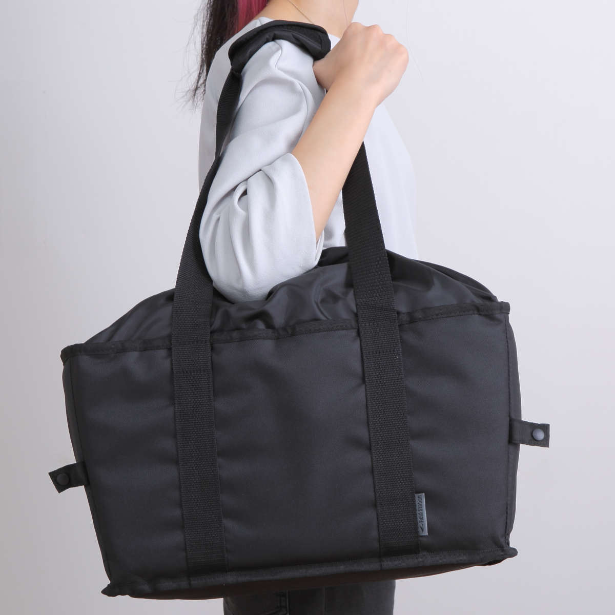 エコバッグ 保冷 レジカゴ型 保冷バッグ 23L （ 折り畳み マチ付き レジカゴ用バッグ お買い物袋 買い物バッグ 買い物バック ）