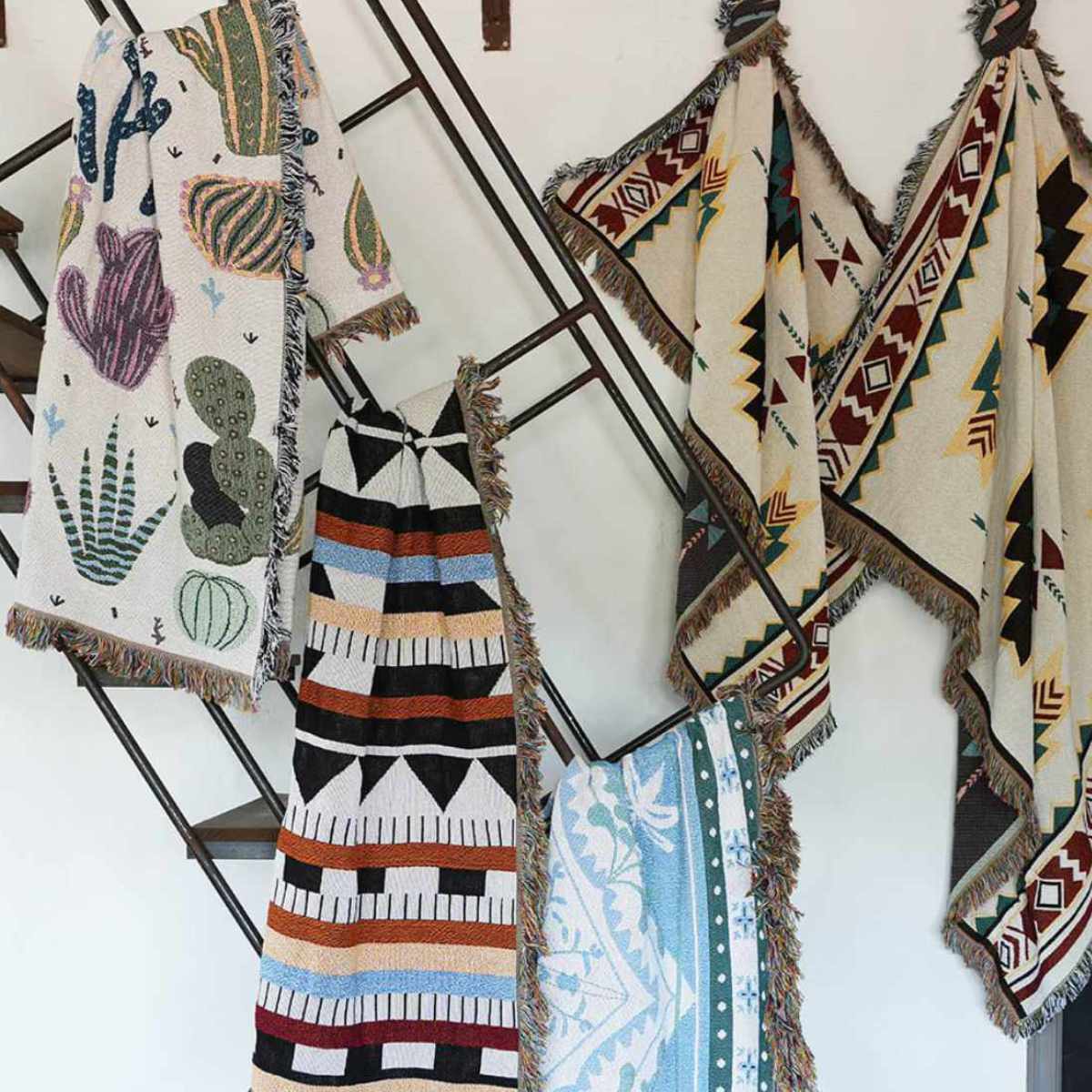 マルチクロス ダルトン JACQUARD MULTI CLOTH Sサイズ リバーシブル （ DULTON 143×95cm マルチカバー テーブルクロス フリーカバー ソファーカバー ）