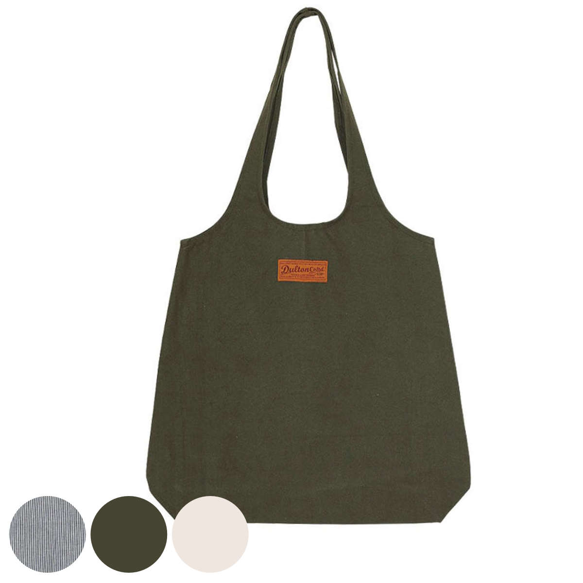 ダルトン エコバッグ ROUGHLY BAG コットン100％ 洗濯 （ DULTON マイバッグ トートバッグ 買い物バッグ レジ袋 レジバッグ 手提げ袋 買い物袋 ）