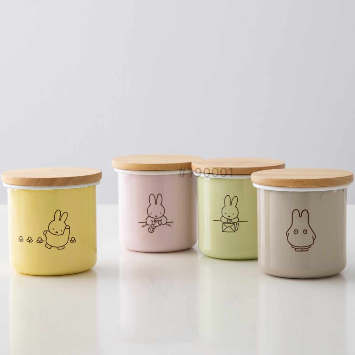 富士ホーロー 保存容器 キャニスター 600ml ミッフィー ホーロー