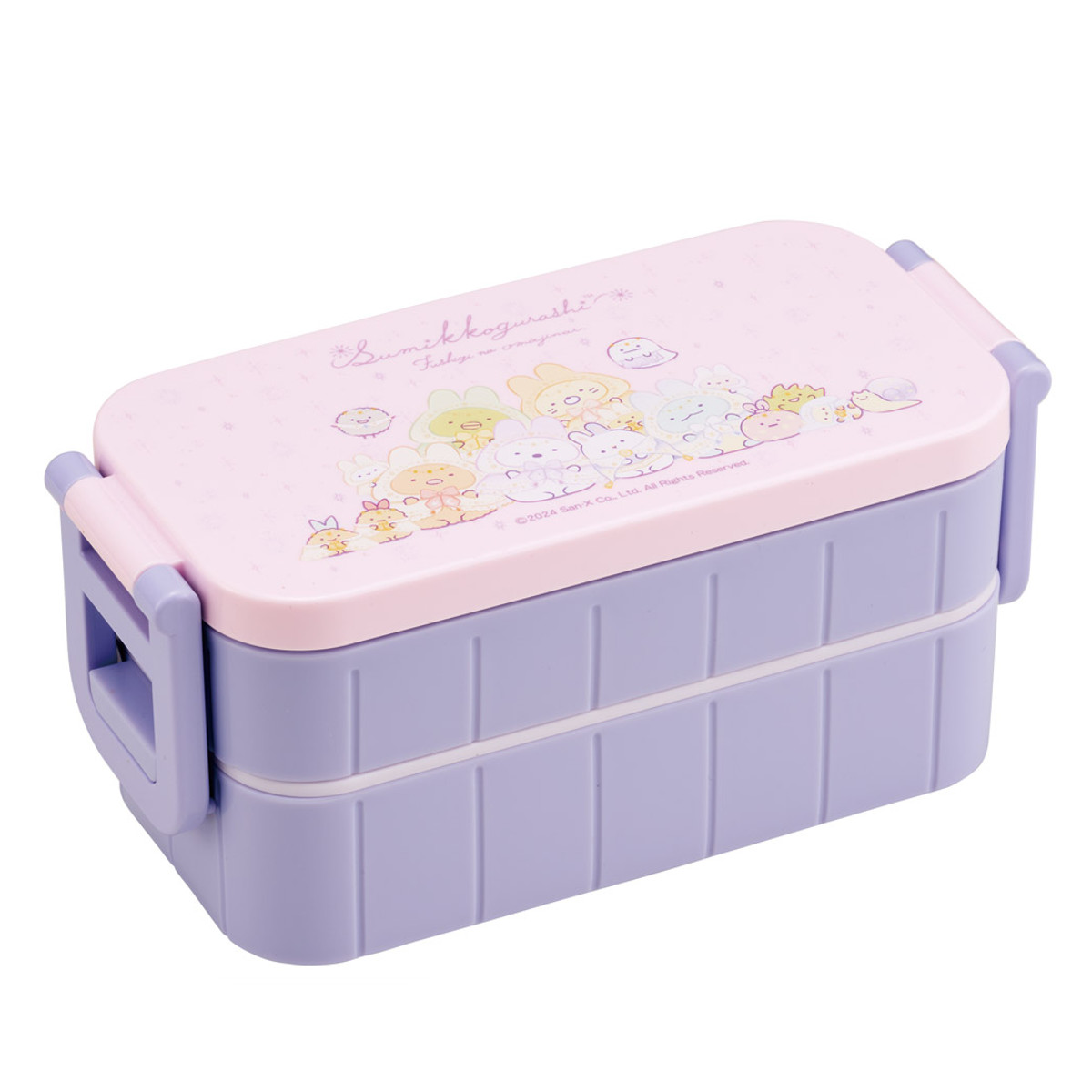 スケーター 弁当箱 2段 600ml 抗菌タイトランチボックス すみっコ