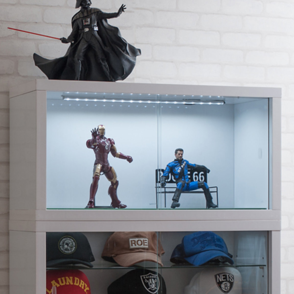 �R���N�V�����{�[�h �I�[�v���^�C�v LED���C�g�t�� ��90cm ���L��d�グ �i recta �R���N�V�������b�N �f�B�X�v���C �Ɩ� ���[ �I ���o�� ������ �j