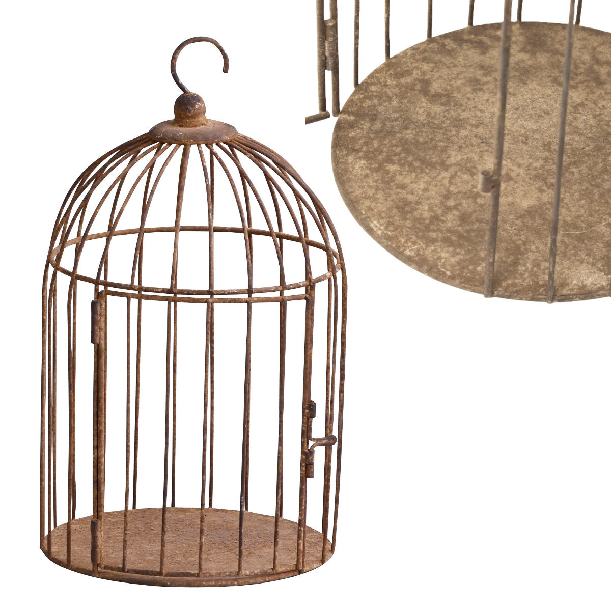 鳥かご ヴィンティー バードケージ ハンギングポット （ プランター