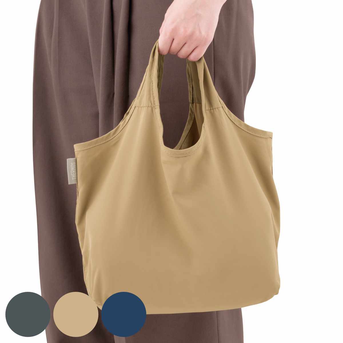 サーモス エコバッグ たたまず丸めるエコバッグ 10L （ THERMOS マイバッグ サブバッグ ミニ ランチバッグ エコバック 洗える ）