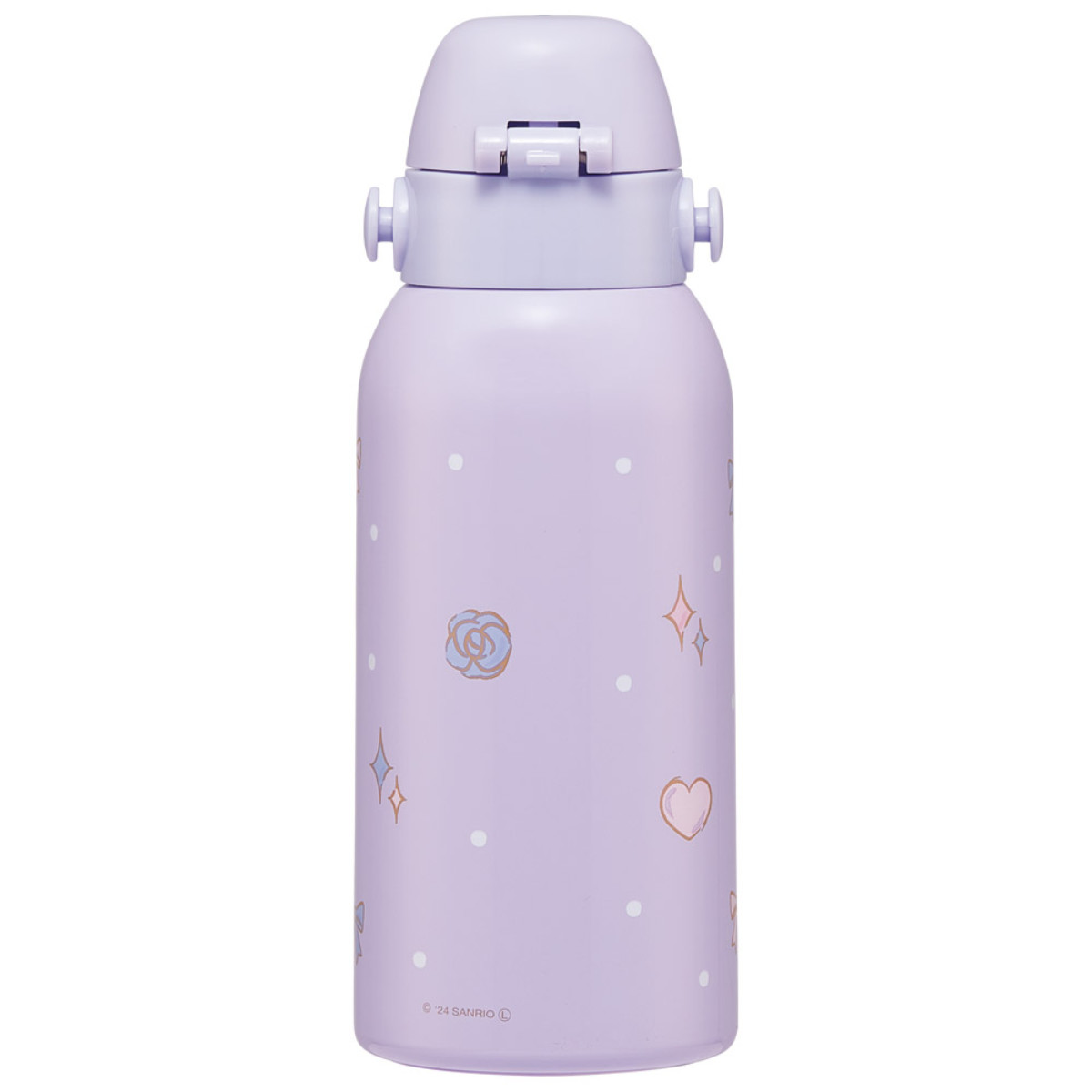 水筒 600ml ダイレクトボトル クロミビックリボン （ クロミ 保冷 直