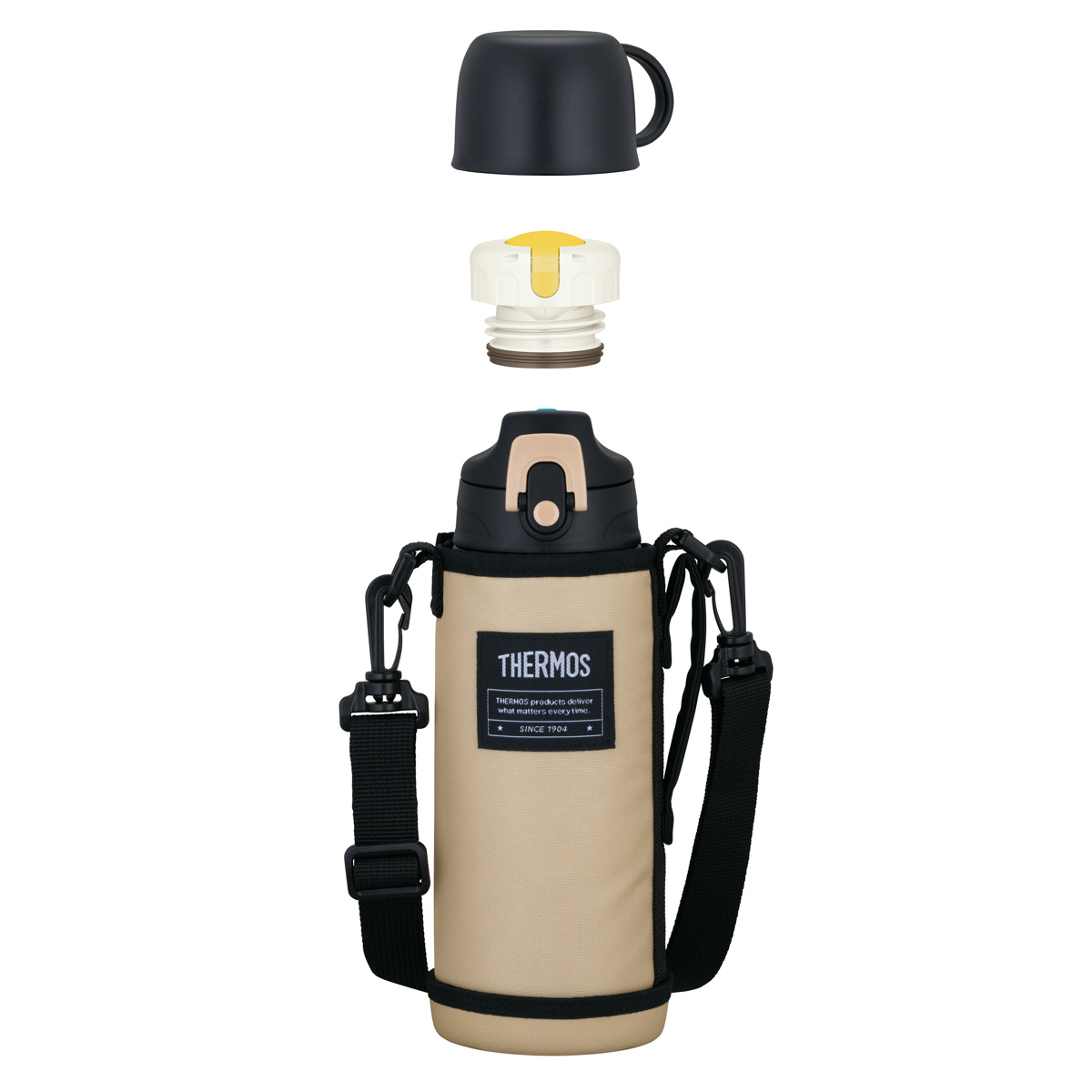 THERMOS（サーモス） 水筒 800ml 真空断熱2ウェイボトル FJJ-802WF