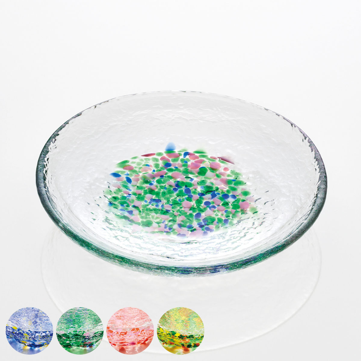 廣田硝子 小皿 小さなお皿 （ 日本製 ガラス 器 うつわ 食器 皿 お皿