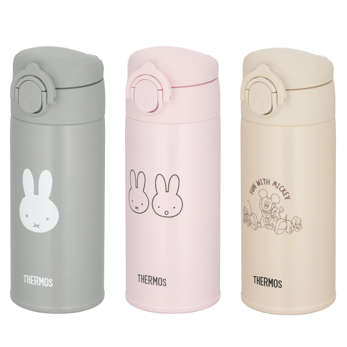 THERMOS（サーモス） 調乳用ステンレスボトル 350ml ミッフィー
