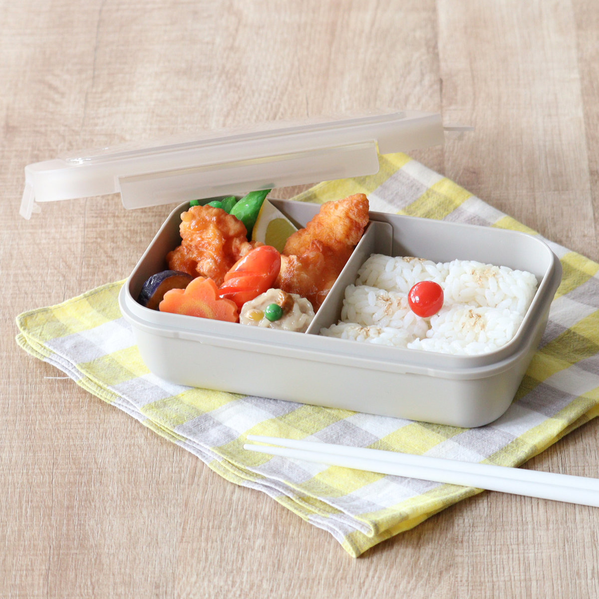 アスベル（ASVEL） 弁当箱 650ml ランタス 1段 パッキン一体型