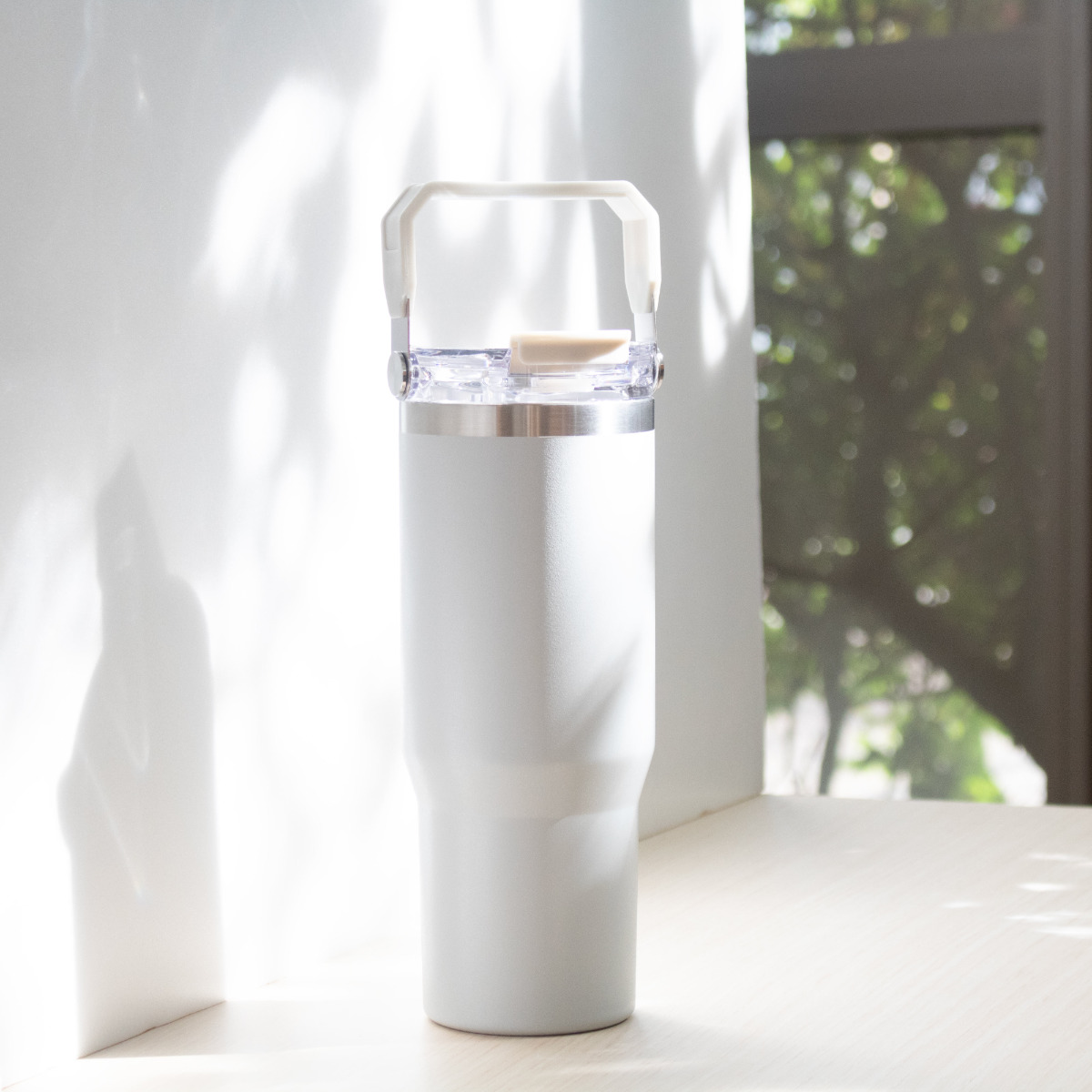 タンブラー 900ml ensemble ストロー付2WAYタンブラー 水筒 