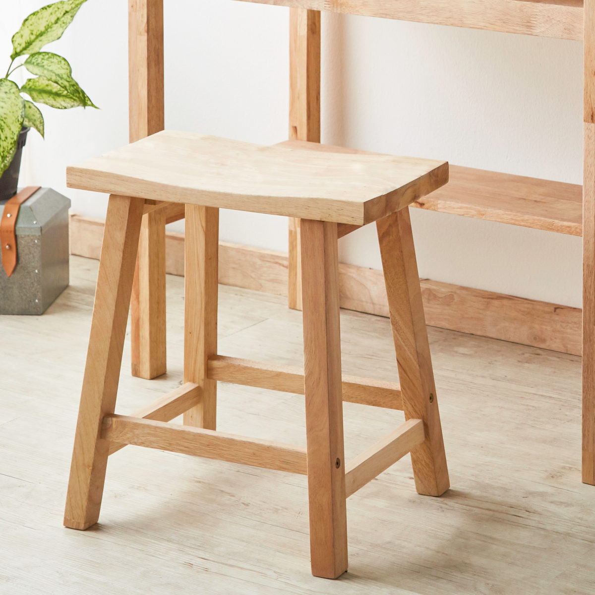 ワークデスク チェアセット 収納棚付 テーブル幅90cm NATURAL