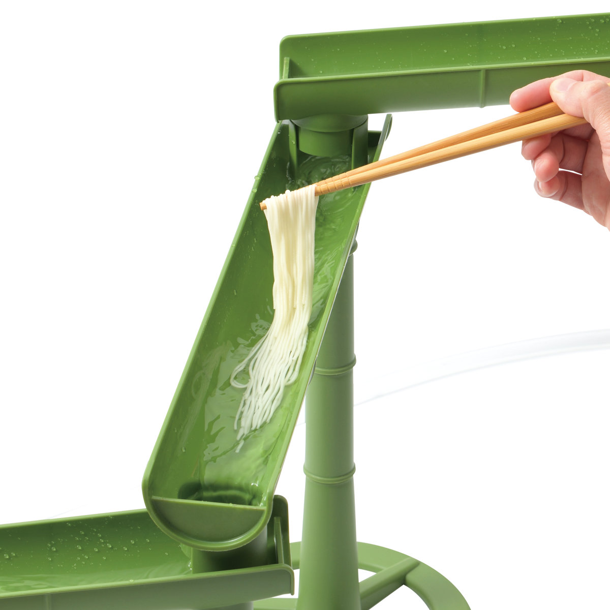 パール金属 流しそうめん器 竹流麺 スライダー そうめん流し器
