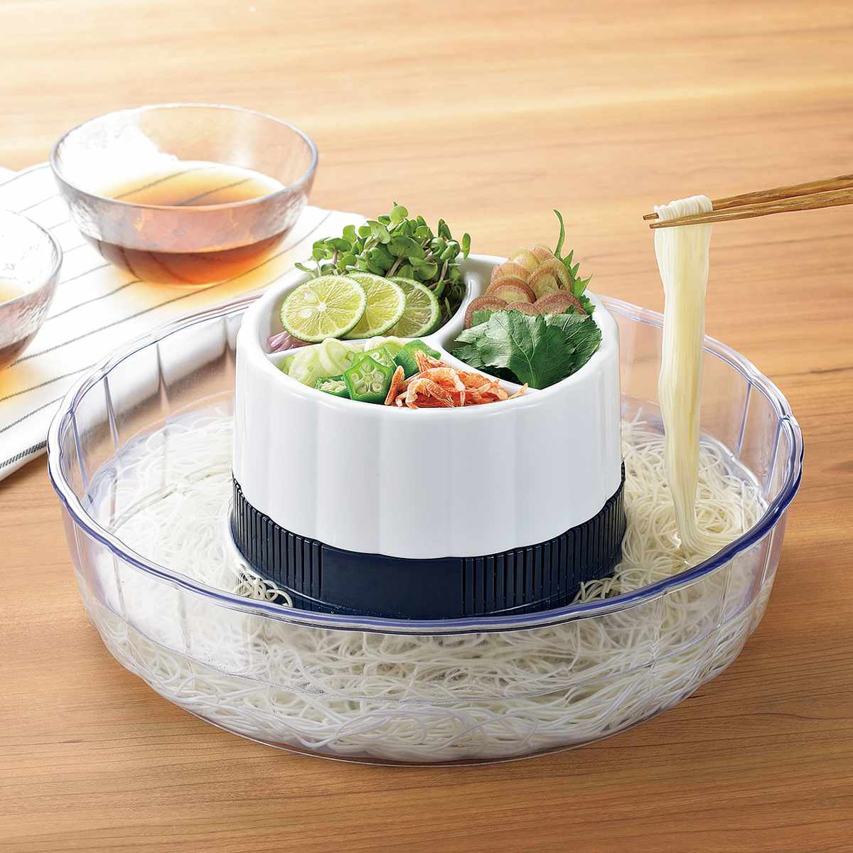 涼味家 そうめん流し器 （ 流しそうめん器 そうめん 流しそうめん 流しそうめん機 電池式 ） | パール金属 | 03