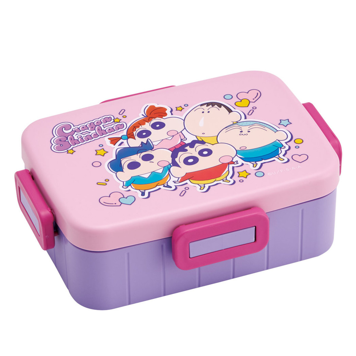 スケーター 弁当箱 650ml 1段 抗菌4点ロックランチ クレしん25