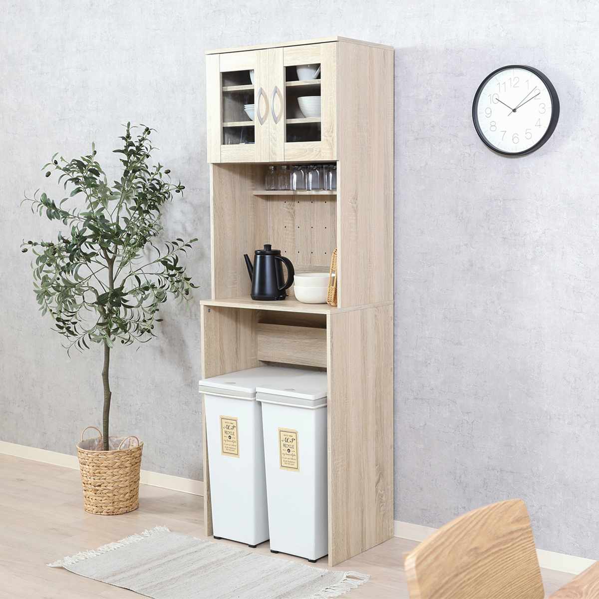 不二貿易 食器棚、レンジ台｜キッチン収納｜家具、インテリア おすすめ