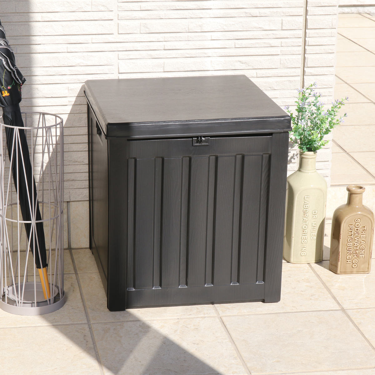 不二貿易（Fuji Boeki） 収納ボックス 76L ガーデンコンテナ （ 収納庫