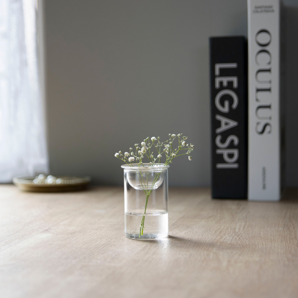 花瓶 MINI BULB VASE 水栽培ガラスベース 7cm 水耕栽培 （ 花器 ガラス