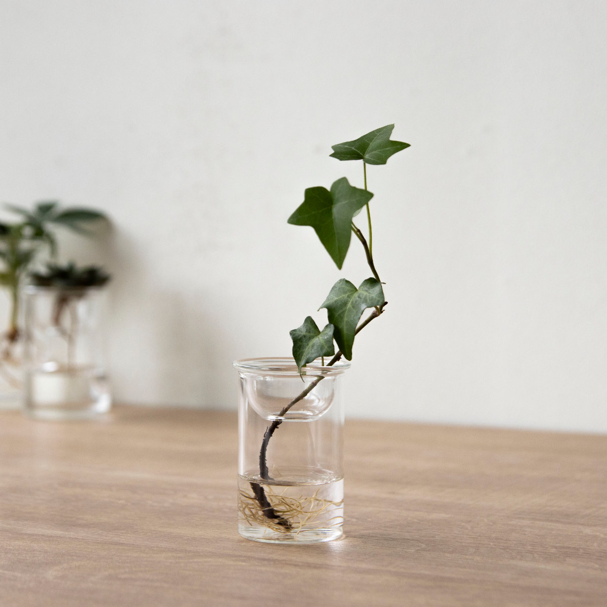 花瓶 MINI BULB VASE 水栽培ガラスベース 7cm 水耕栽培 （ 花器 ガラス