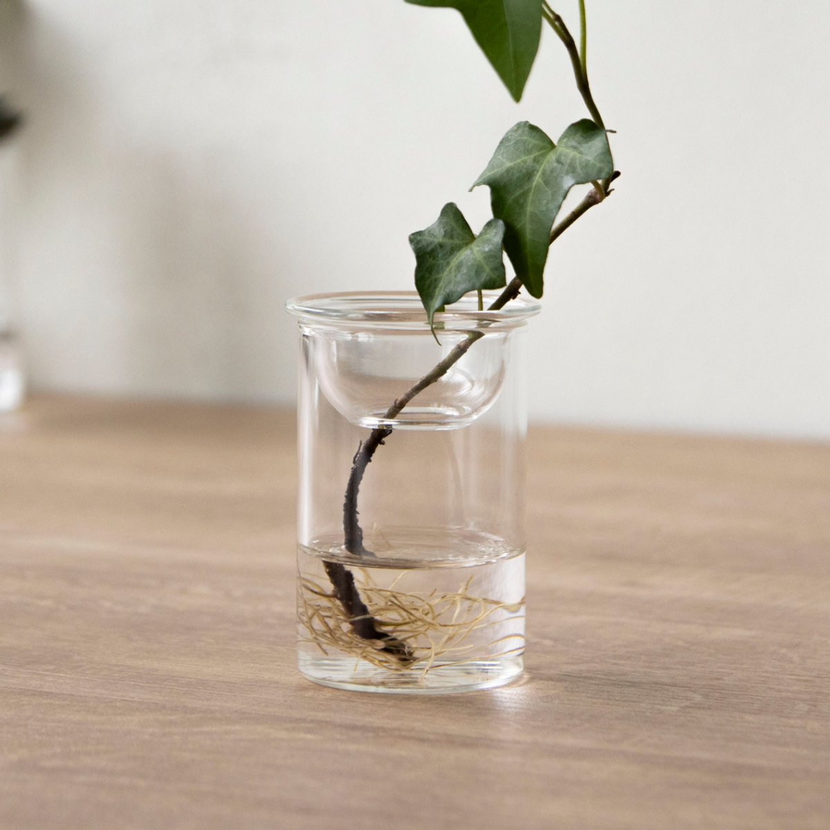 花瓶 MINI BULB VASE 水栽培ガラスベース 7cm 水耕栽培 （ 花器 ガラス