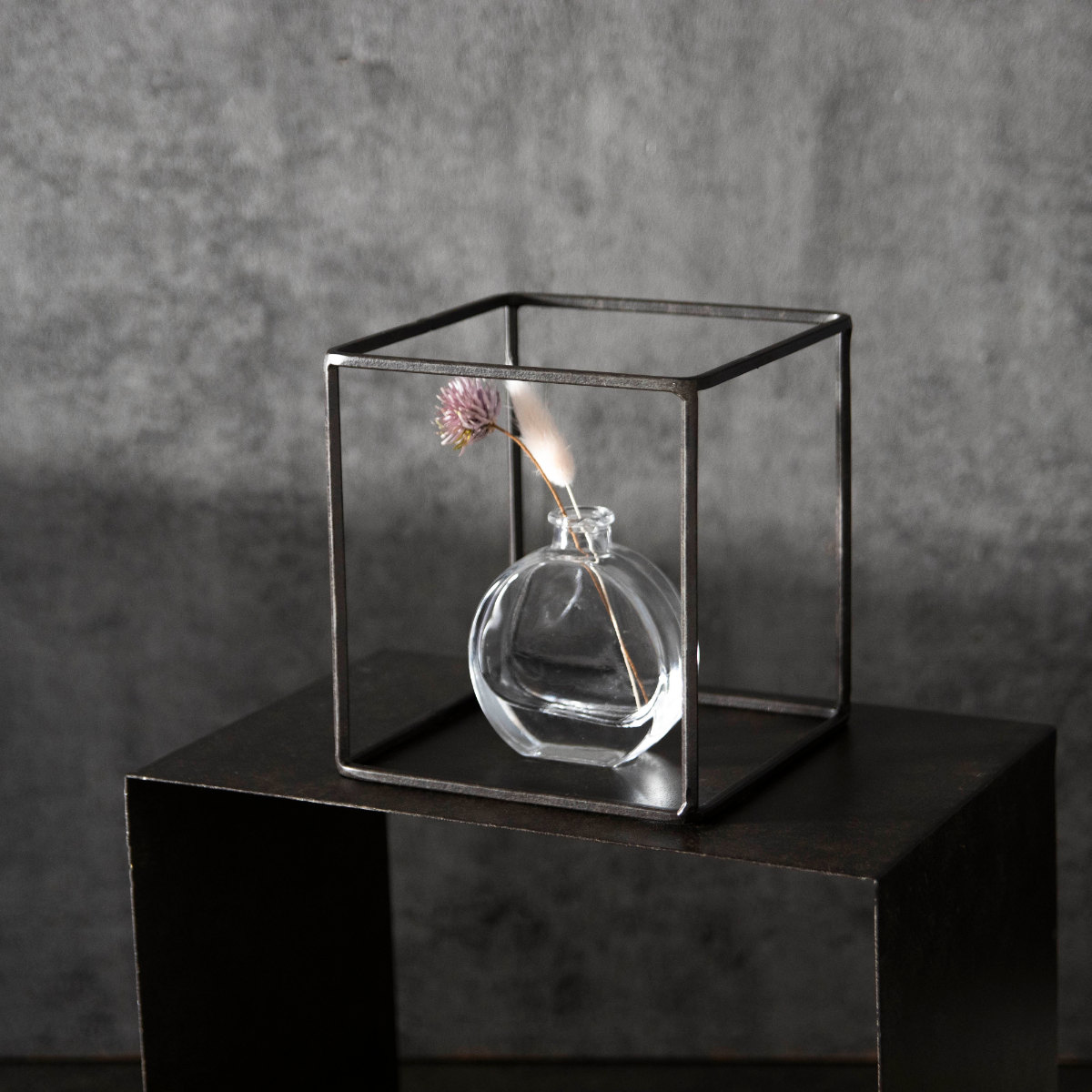 フレーム ジョセフアイアン ディスプレイワイヤーフレーム キューブ L