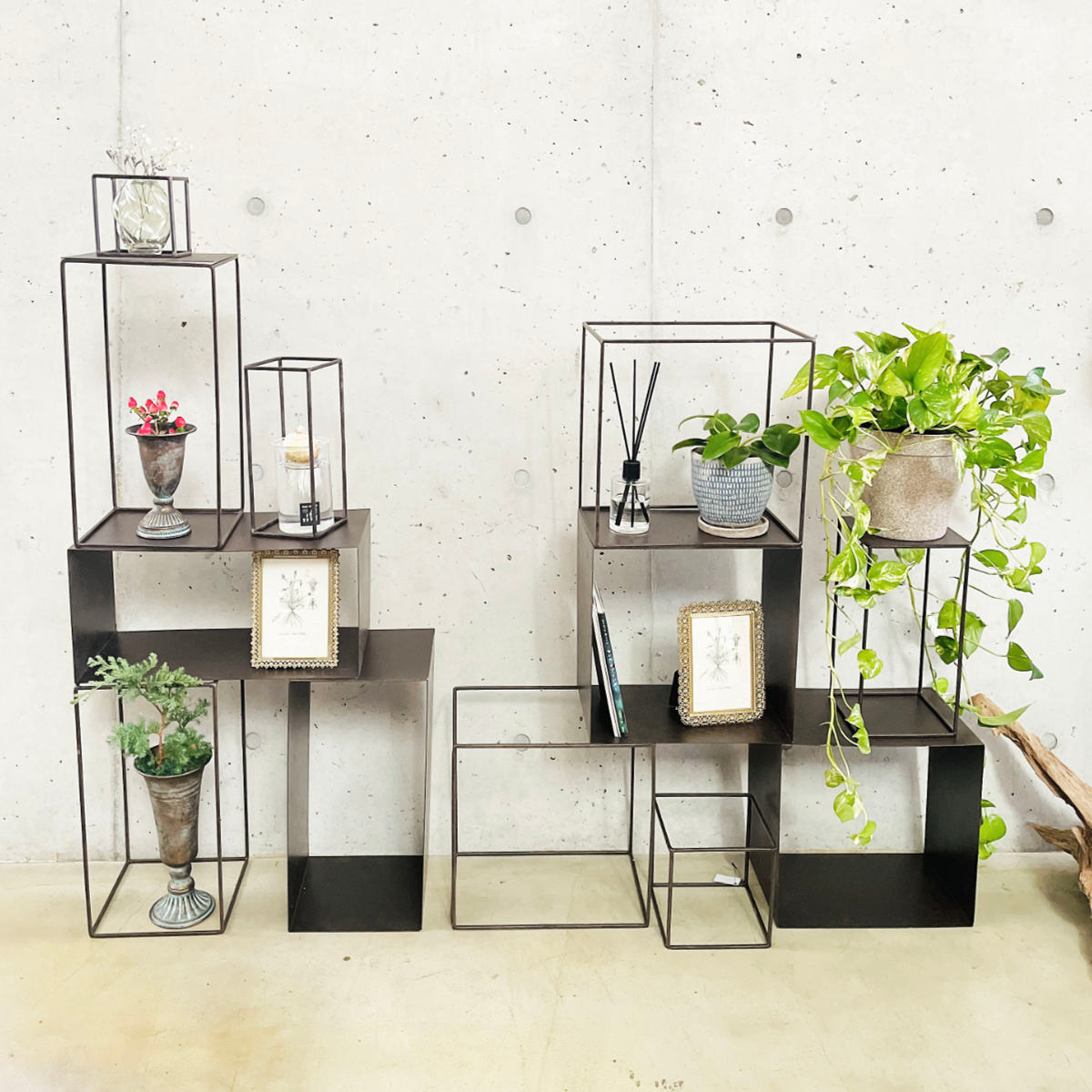 フレーム ジョセフアイアンフレーム スクエア 30×20×30cm