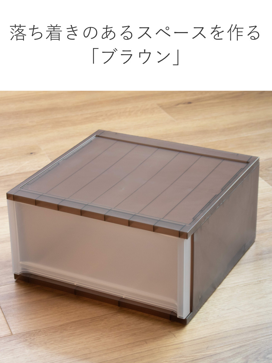 サンコープラスチック 収納ケース 引出し Brio ワイド CDワイドケース