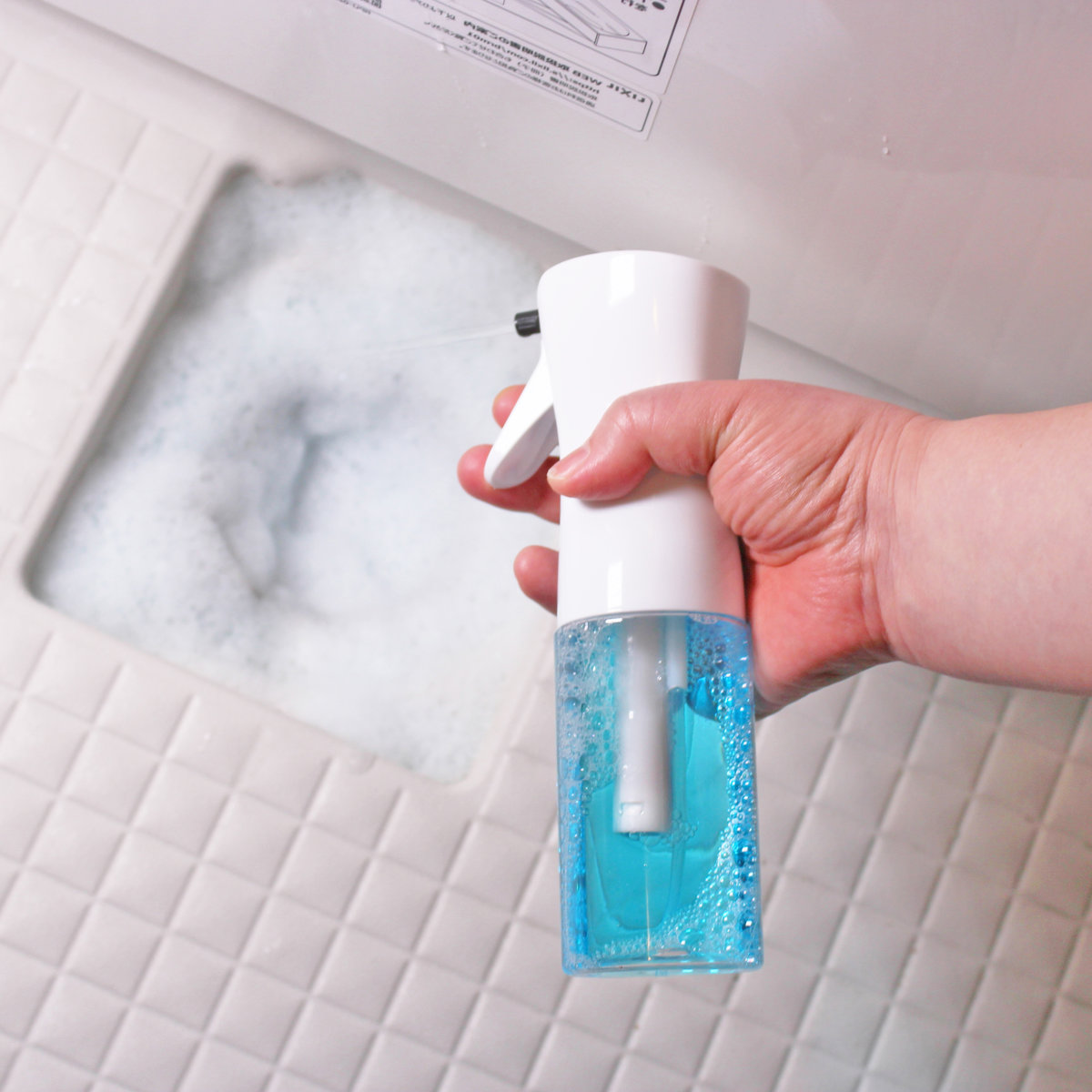 泡専用スプレー スプレーボトル 詰め替え用ボトル 泡スプレー 泡洗剤 泡が出る バブル 食器洗い 水筒 細部 （ 泡 泡ボトル お風呂掃除 台所掃除 トイレ掃除 ）