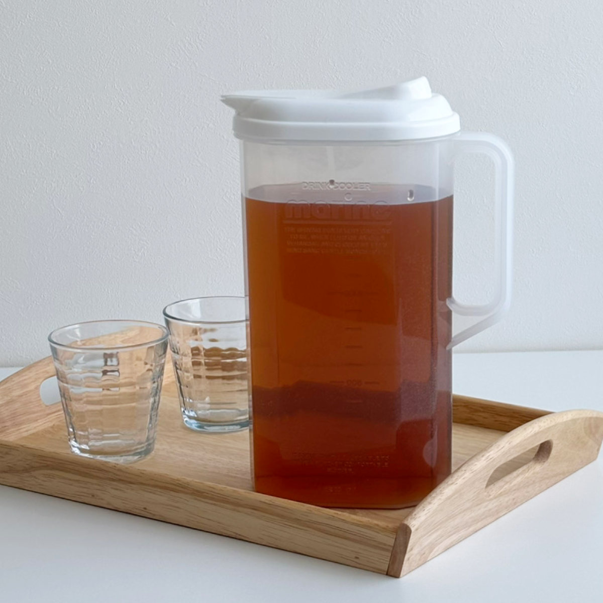 サンコープラスチック ピッチャー 2L マリンクーラー ワンプッシュ