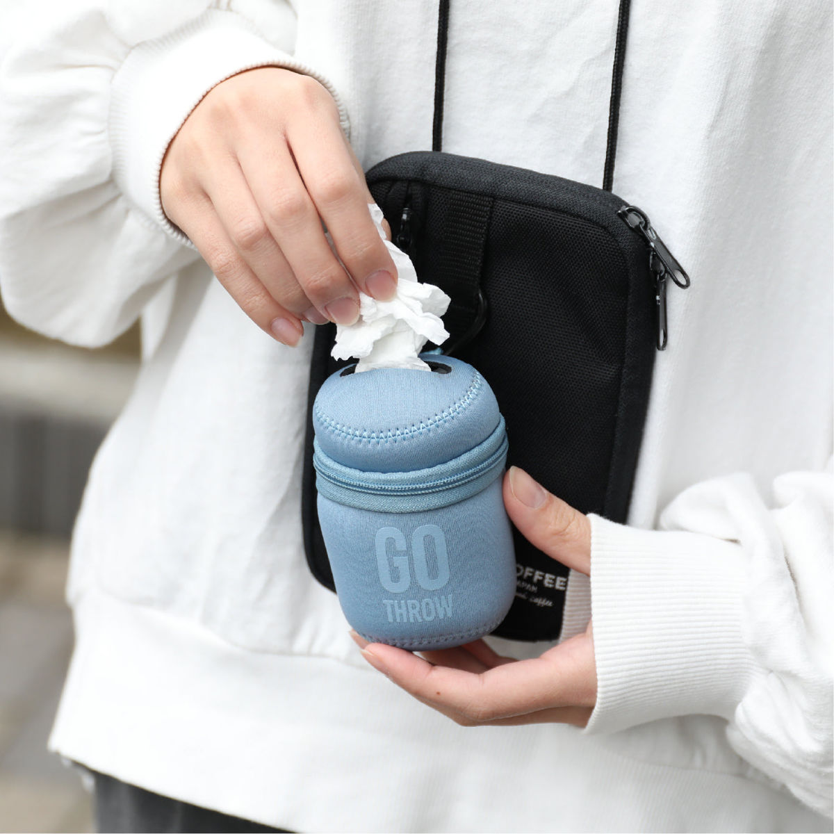 CB JAPAN（シービージャパン） 携帯ゴミ箱 GO THROW 携帯ゴミ入れ