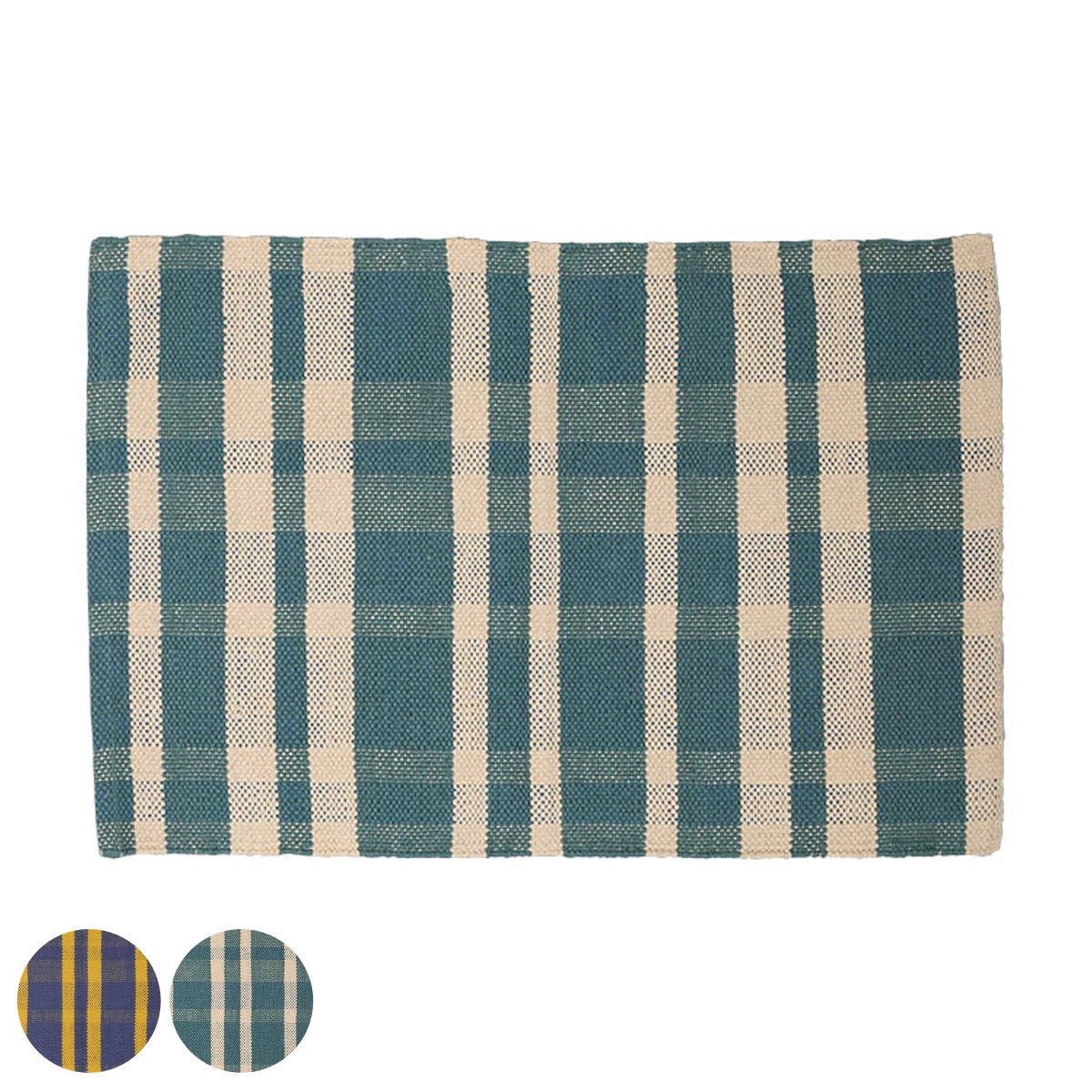 ���փ}�b�g ���� DULTON �R�b�g�� �n���h���[���}�b�g 50×75cm �i �}�b�g ���O �􂦂� ��100 ��D�� �`�F�b�N �_���g�� ���O�}�b�g ��75cm �j