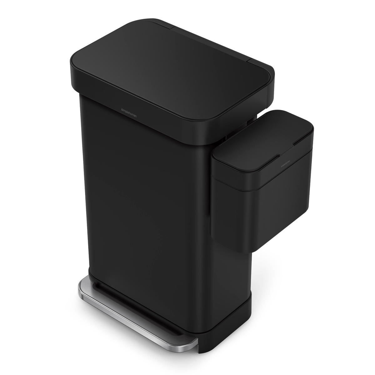 【新品未使用】SIMPLEHUMAN コンポストキャディ 4L ブラック ゴミ箱 simplehuman（シンプルヒューマン） ゴミ箱 4L simplehuman 正規品