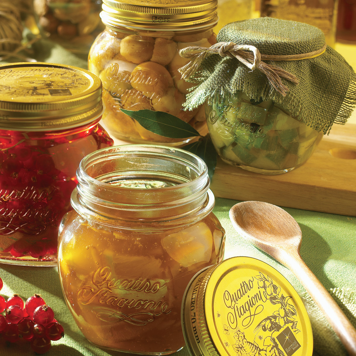 Bormioli Rocco（ボルミオリロッコ） ガラス瓶 1L Q.S.JAR 1000cc