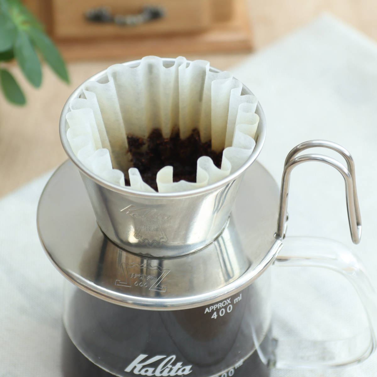 Kalita（カリタ） ドリッパー WDS-155 （ 1〜2人用 ステンレス 日本製