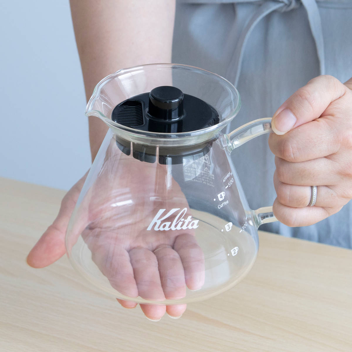 Kalita（カリタ） コーヒーサーバー 500ml 500 サーバー G （ 2〜4人用