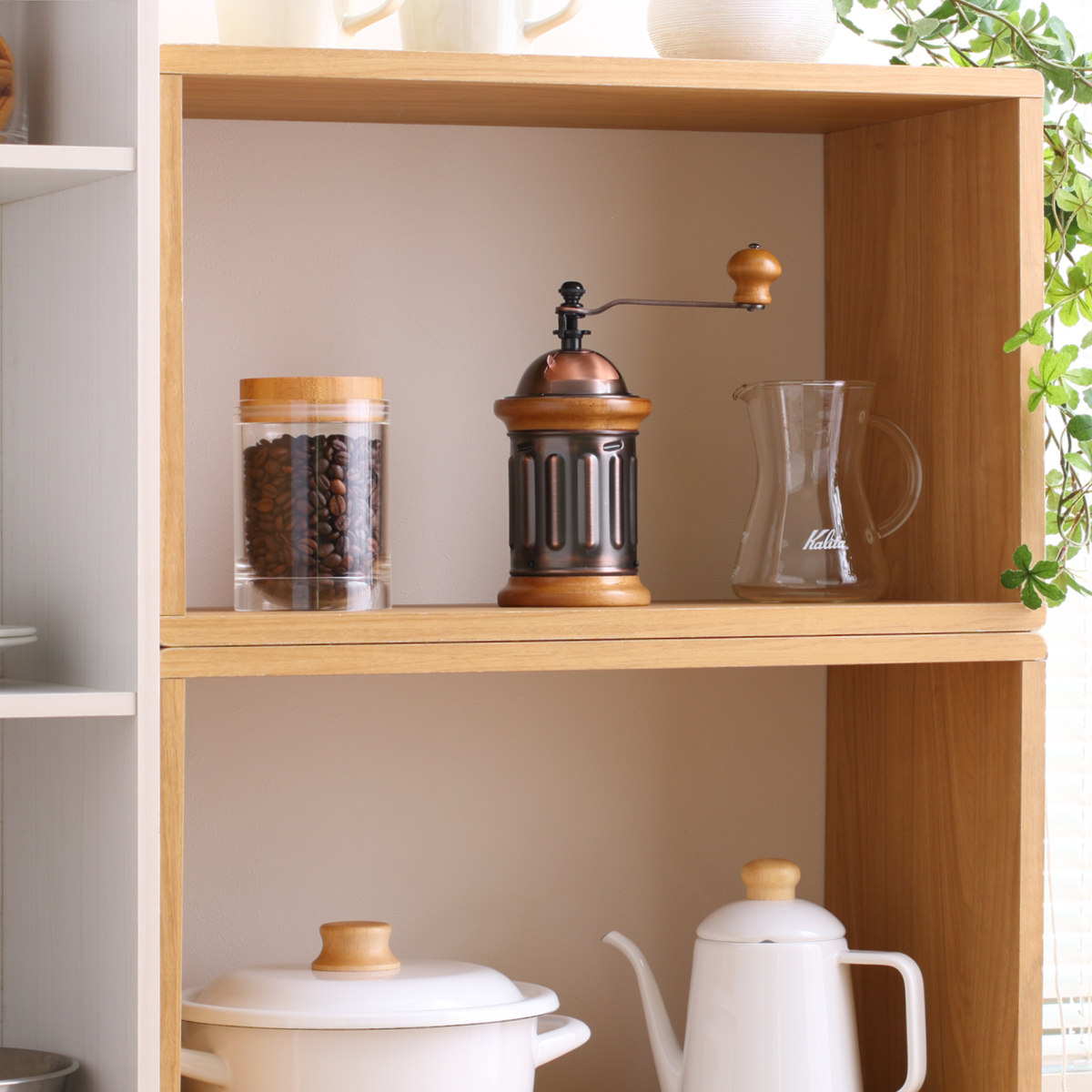 シャビー好きに。コーヒーミル Kalita インテリアにも Kalita（カリタ） コーヒー ミル KH-5 （ 手挽き コーヒー豆