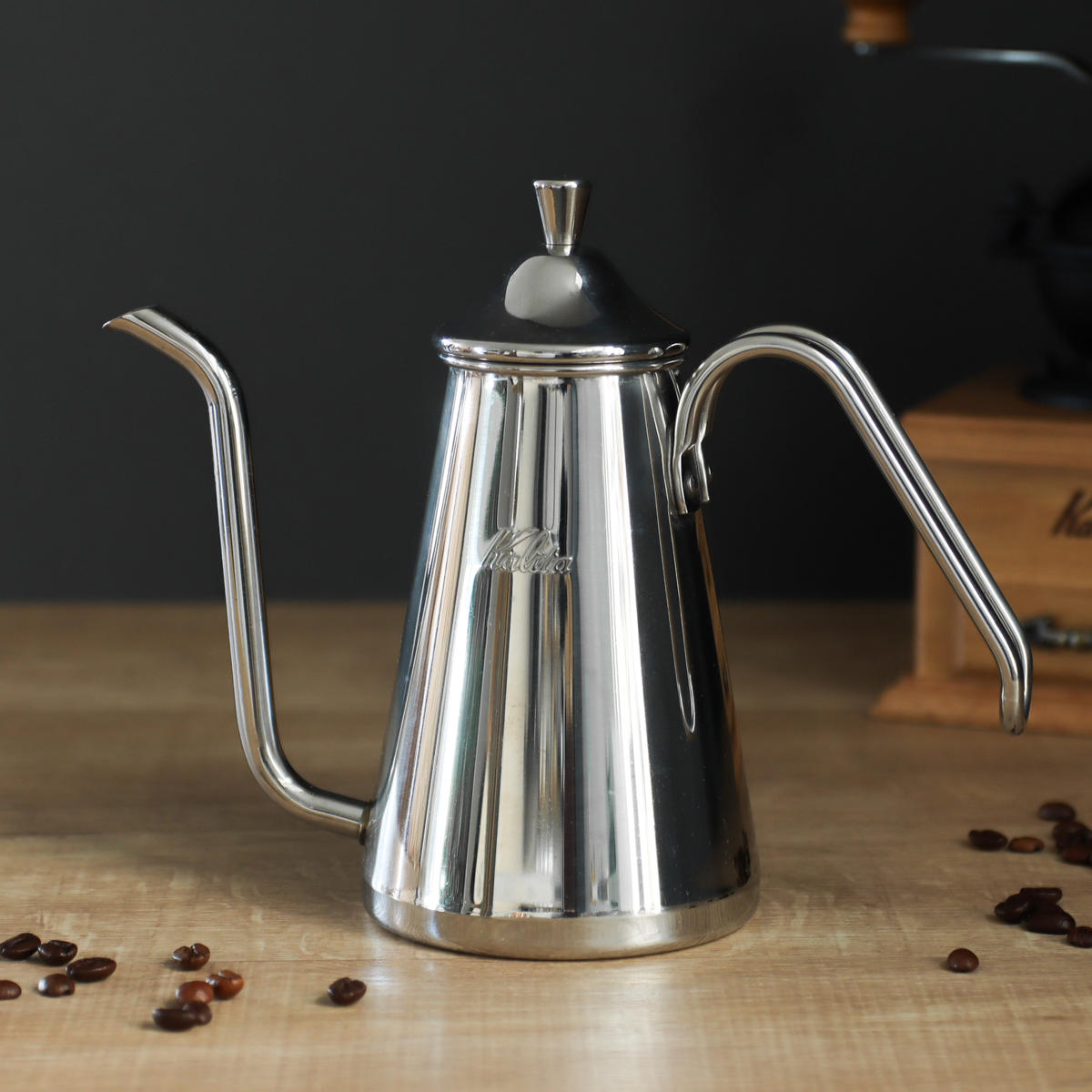 Kalita カリタ コーヒーケトル 700ml ドリップポットスリム 700SS （ ステンレス 日本製 ガス火専用 直火 ）