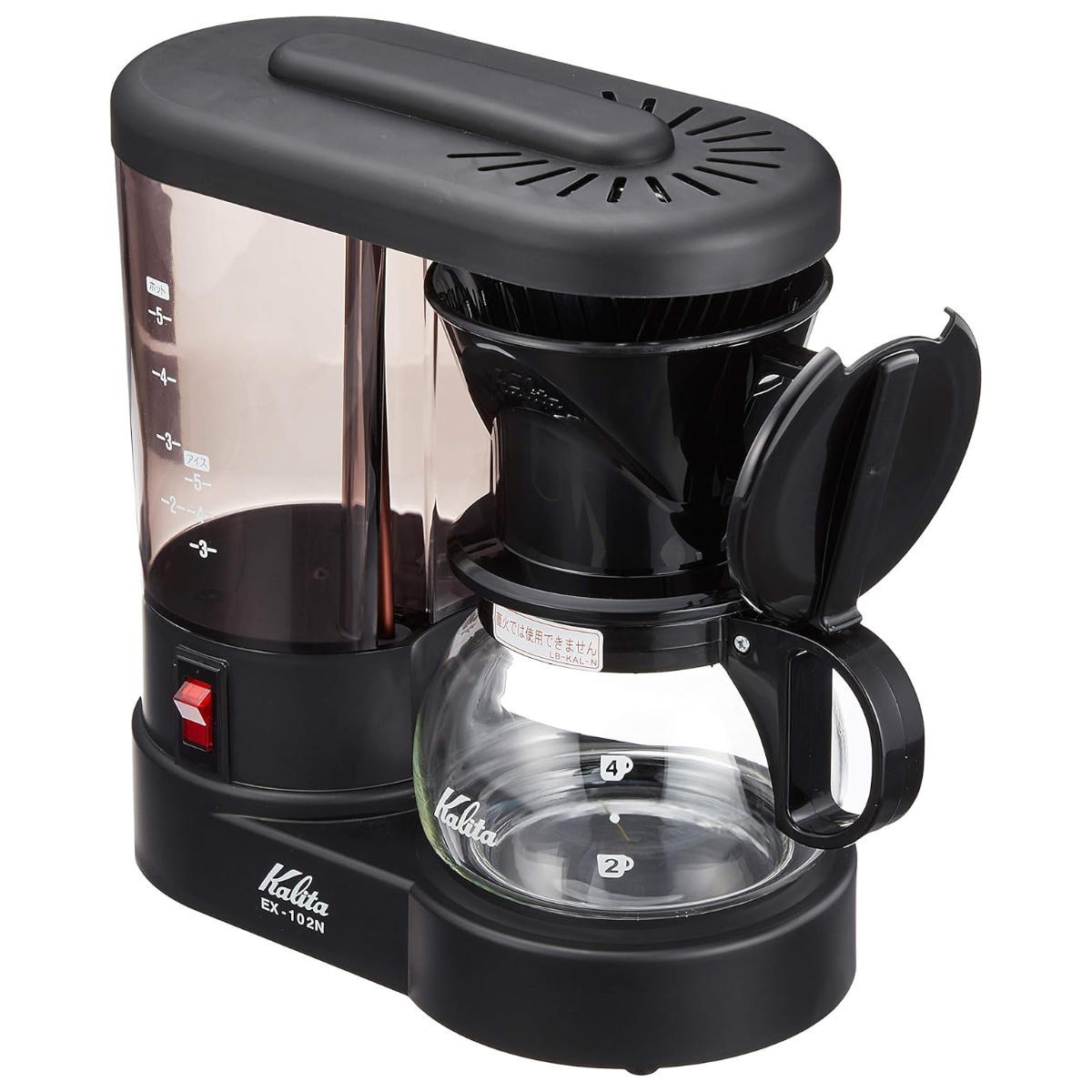 Kalita �J���^ �R�[�q�[���[�J�[ EX-102N �u���b�N �i 5�J�b�v �T�C�t�H���E�򐅕t�� �R�[�q�[�}�V�[�� �R�[�q�[ �}�V�[�� ���{�� �j