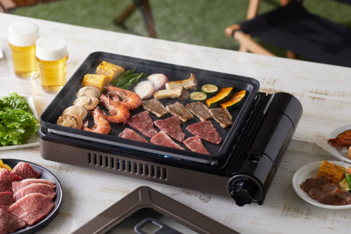 Iwatani - イワタニ カセットガスホットプレート Iwatani（イワタニ） ホットプレート カセットコンロ付き 焼き上手さん