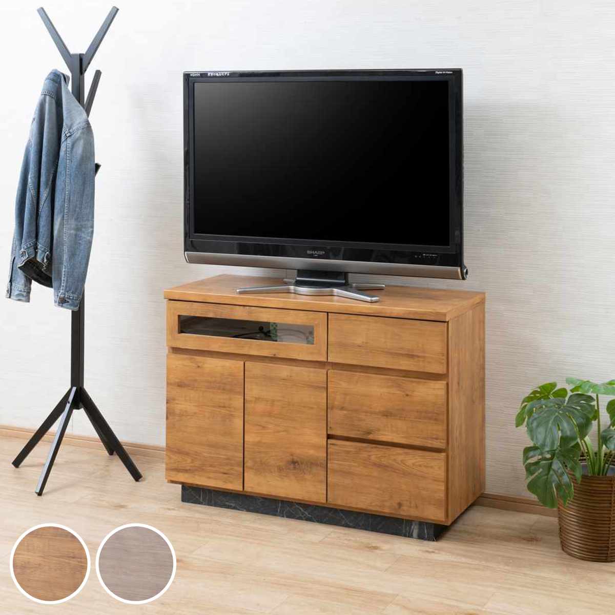 SALE❗️ホワイト テレビ台 100cm 40型対応　※送料込み&未使用 テレビボード ハイタイプ 幅100cm 40インチ対応 日本製 完成品