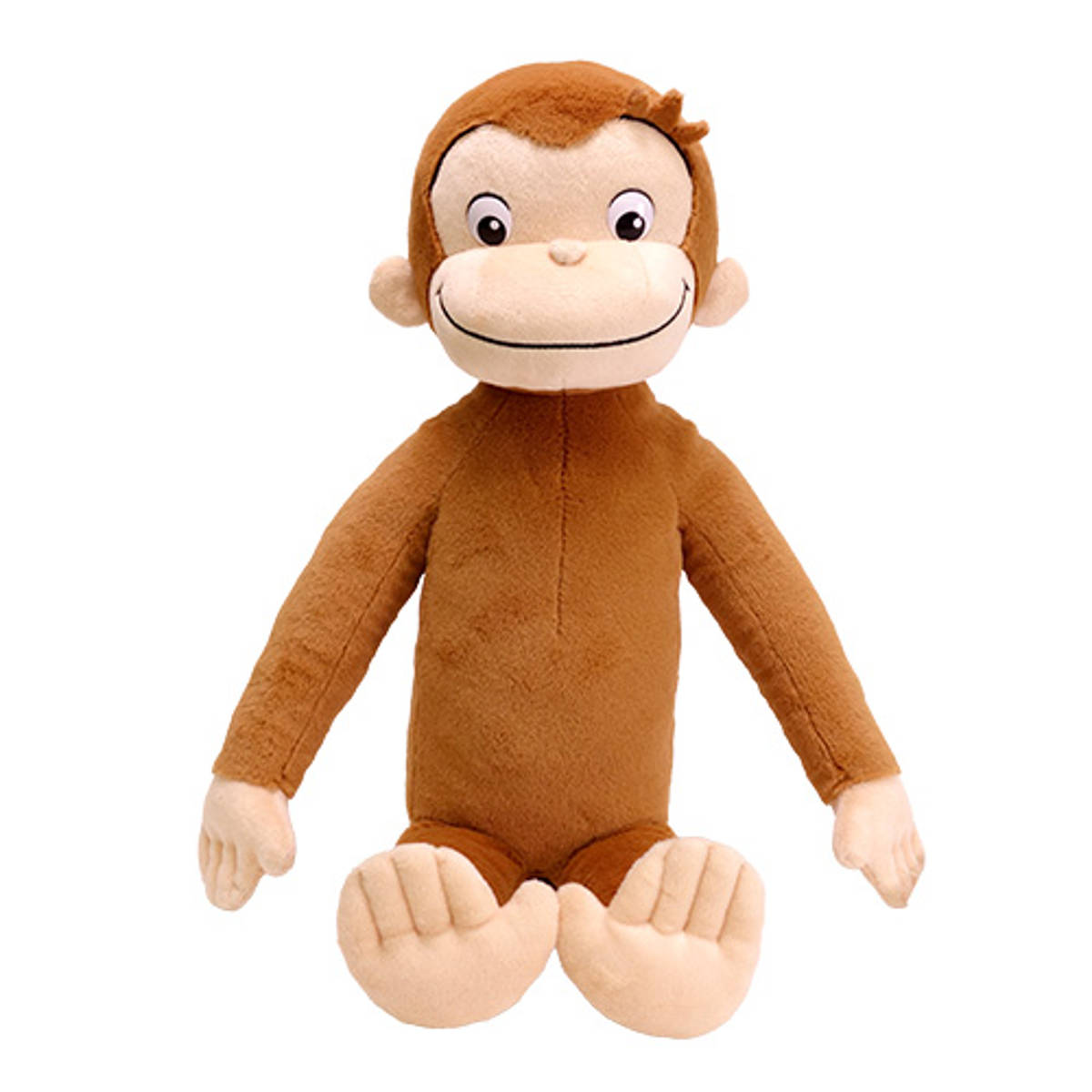 ぬいぐるみ ジョージ ふんわり L おさるのジョージ おもちゃ （ ヌイグルミ ふわふわ アニメ キャラクター 雑貨 プレゼント ギフト かわいい ）