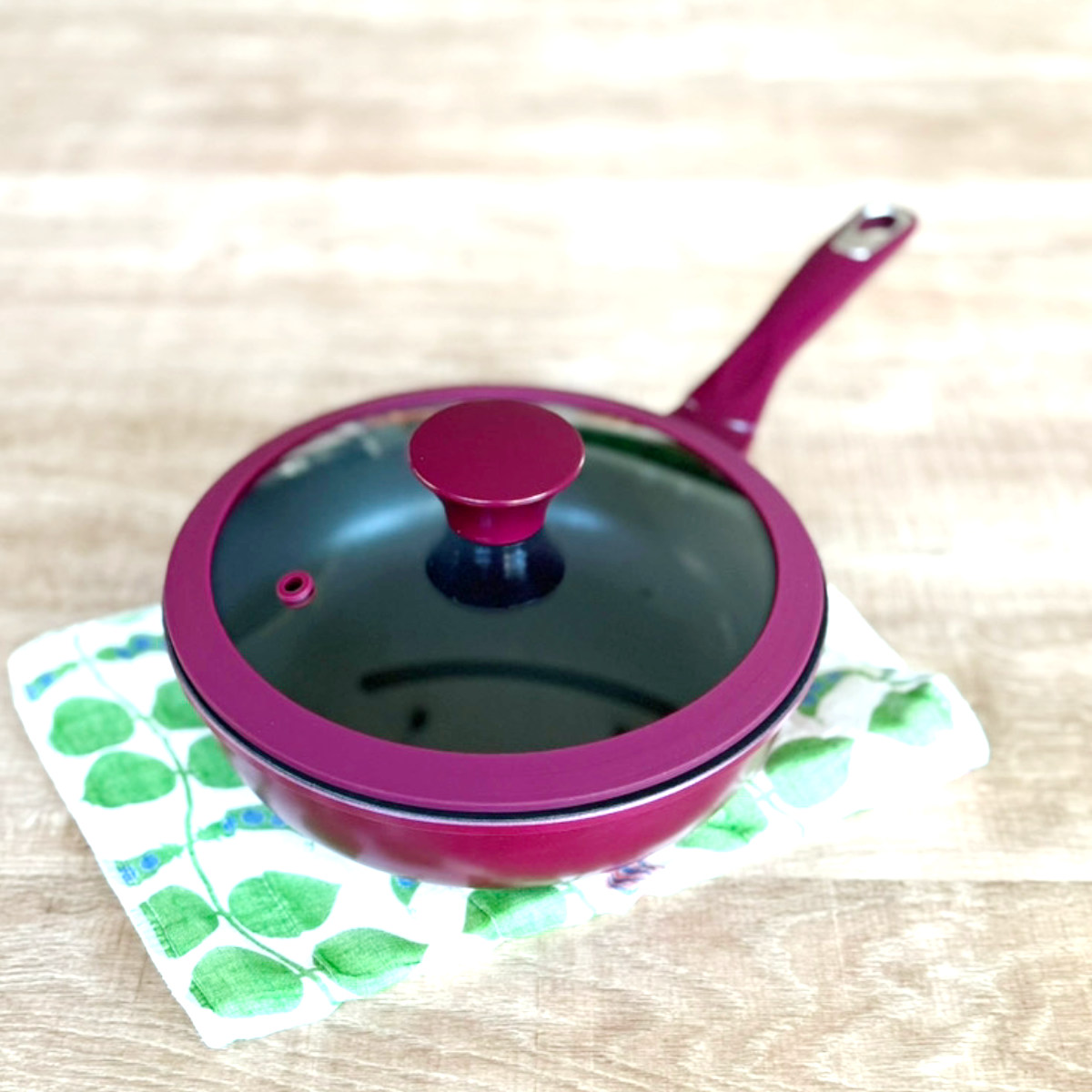 谷口金属工業 フライパン20cm 深型 ガラス蓋付き ミキトル （ IH対応