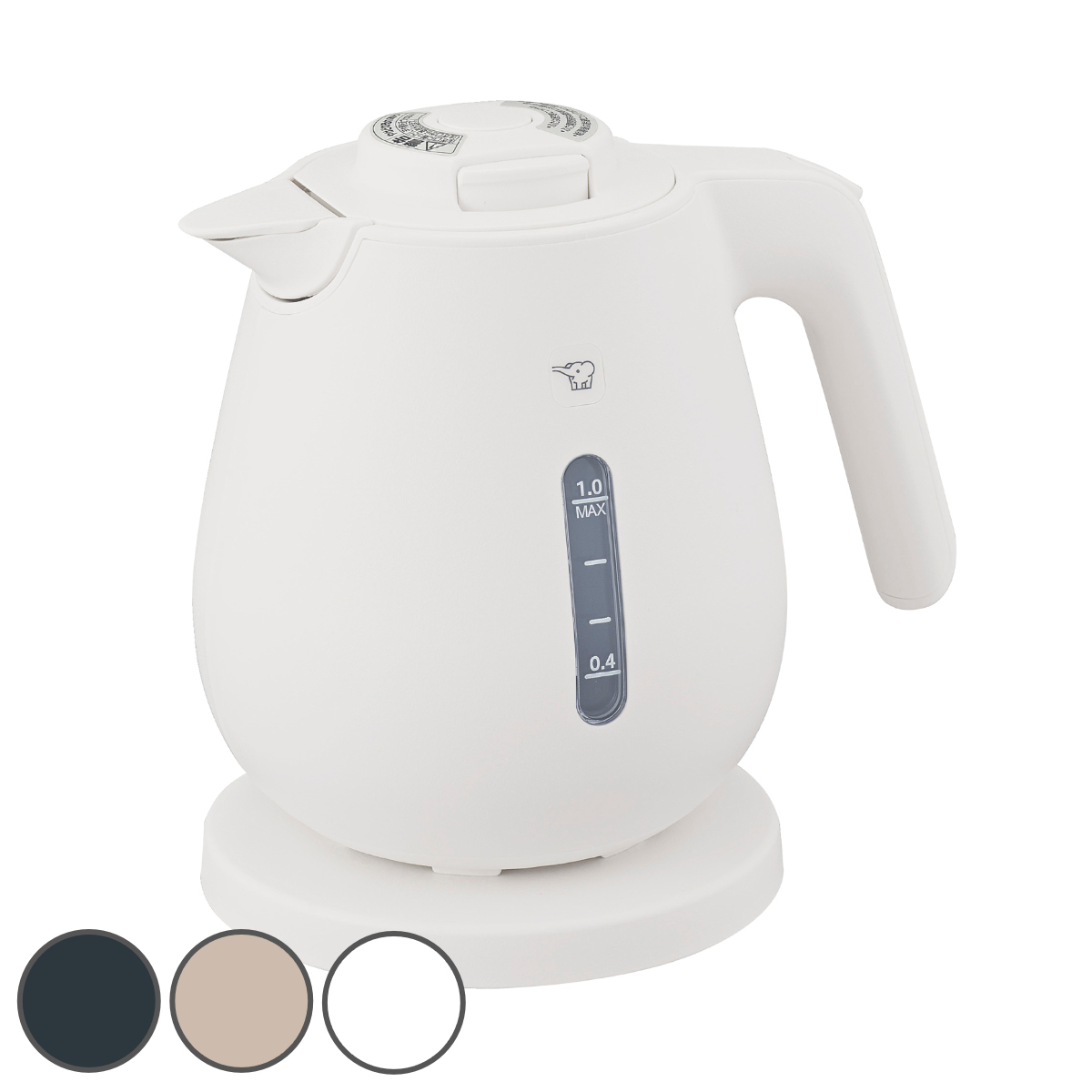 象印（ZOJIRUSHI） 電気ケトル 1L 安全設計 空だき防止 メーカー保証