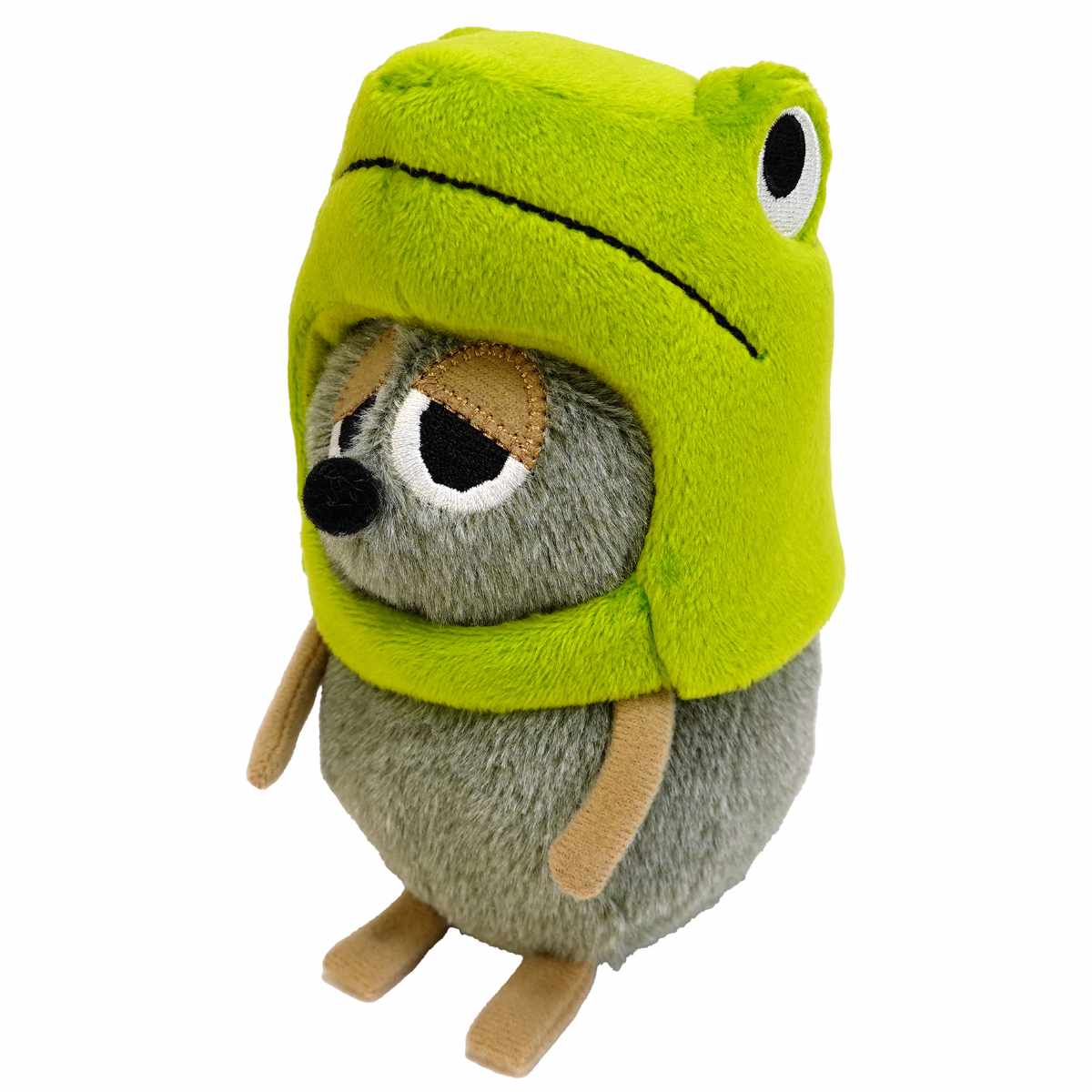 ぬいぐるみ フレデリック 変身 カエル 着せ替え マスコット （ 被り物 かえる ヌイグルミ ふわふわ 雑貨 ベビー 赤ちゃん プレゼント ギフト かわいい ）